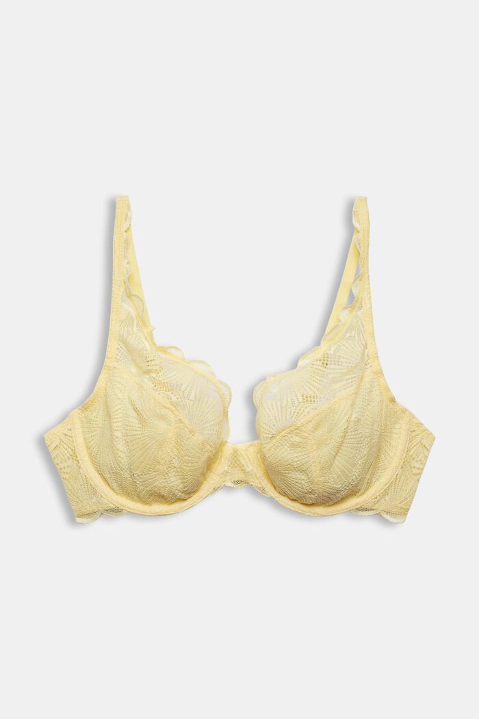 Bras with wire, LIGHT YELLOW, detail image number 2