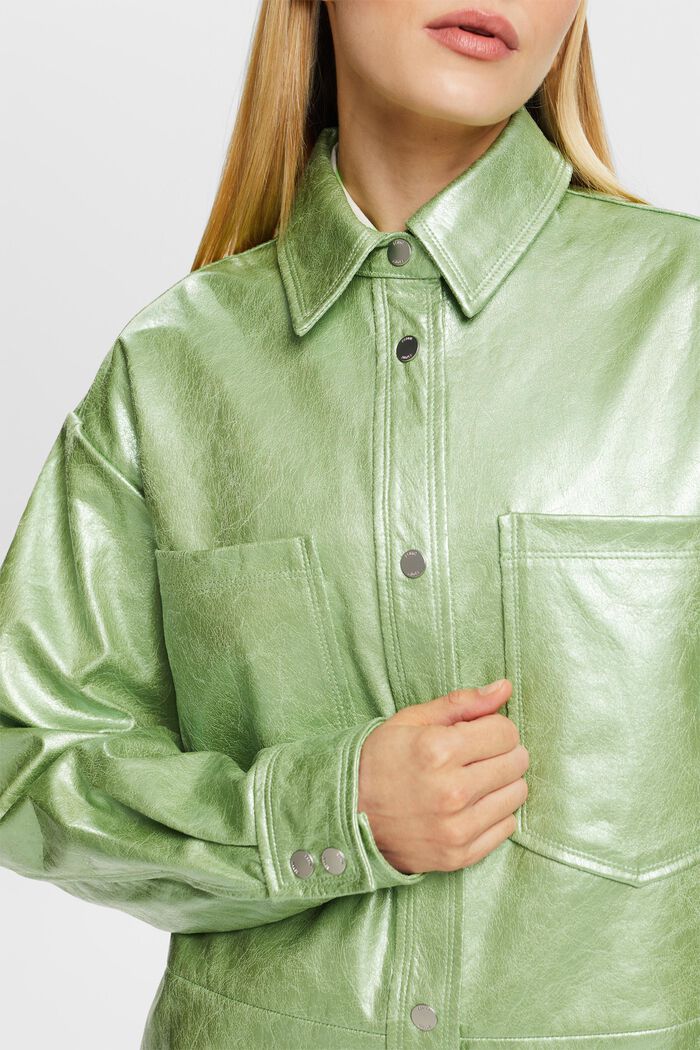 Jackets indoor woven, LIGHT AQUA GREEN, detail image number 3