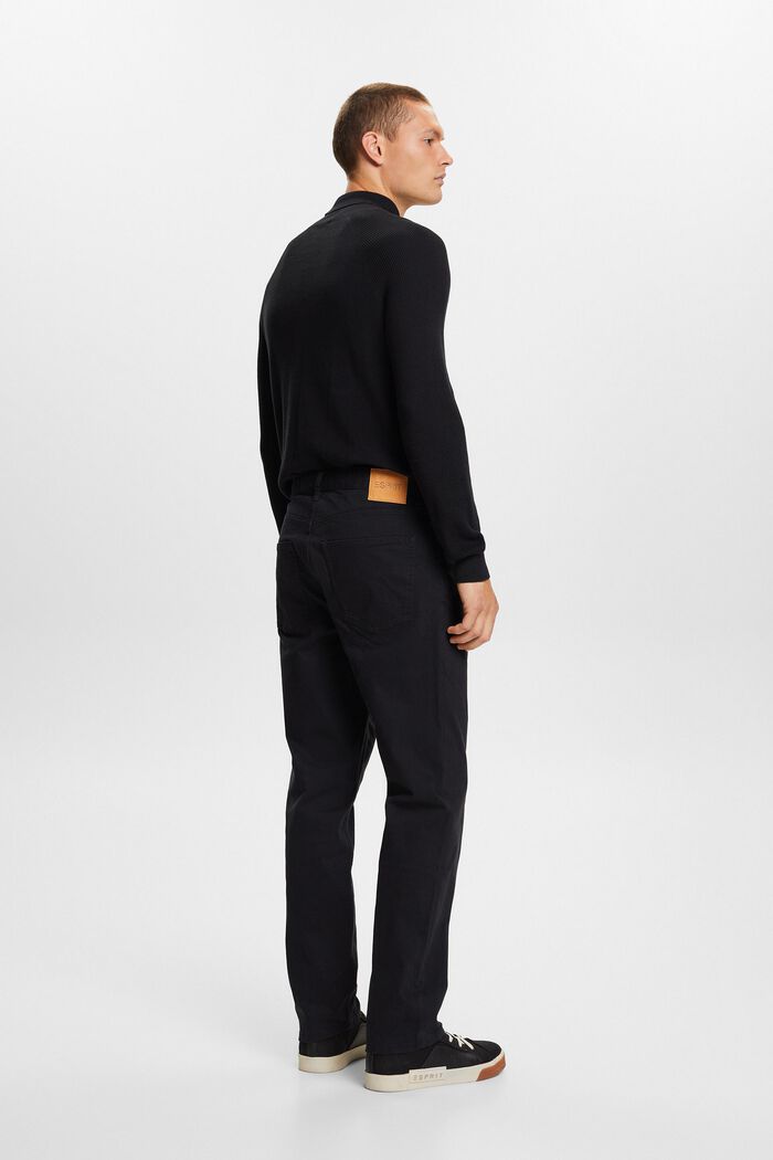 Pantalon droit classique, BLACK, detail image number 3