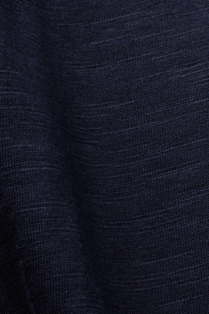 Henley-T-Shirt aus Baumwolle, NAVY, detail image number 4