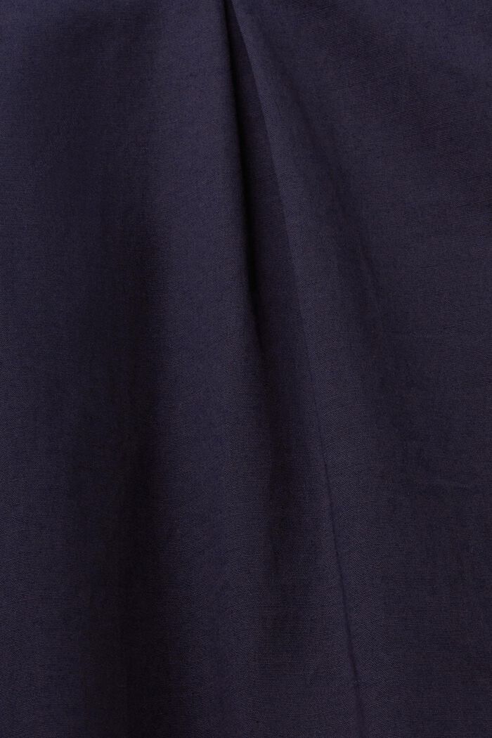 Robe-chemise en popeline, NAVY, detail image number 4