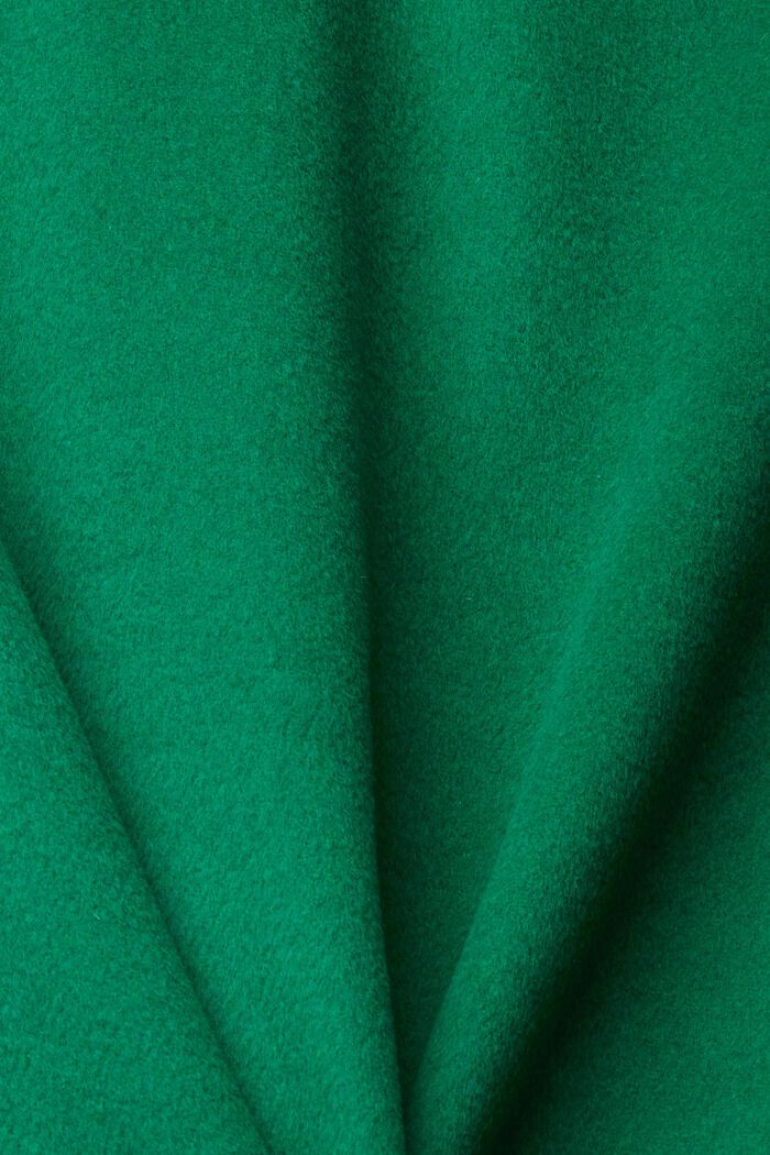Mini-jupe en laine mélangée, EMERALD GREEN, detail image number 6