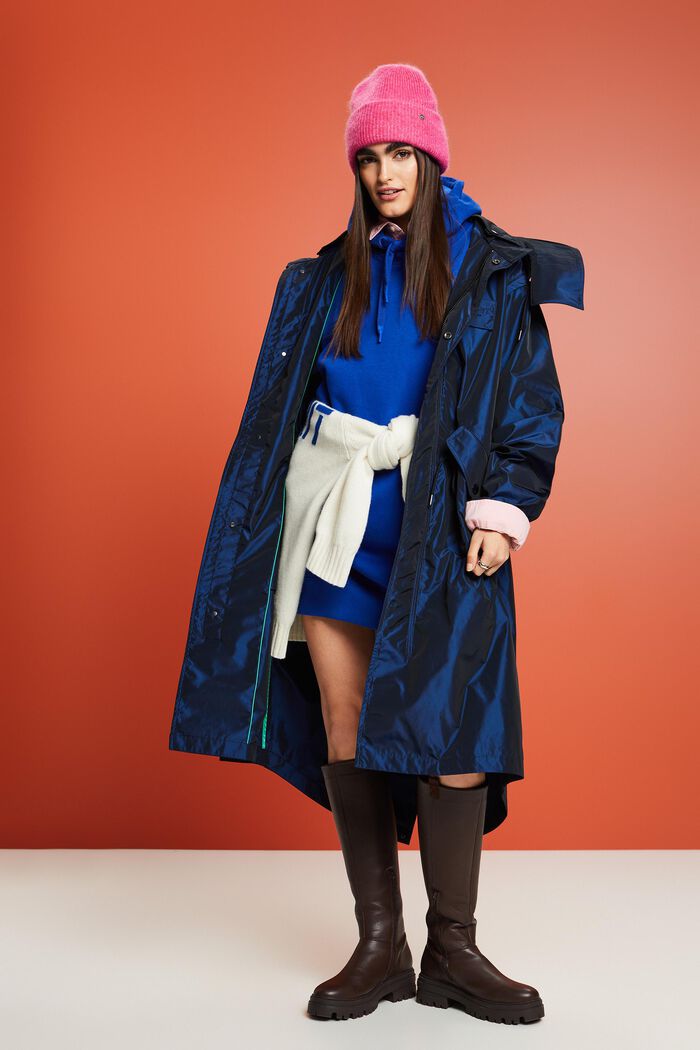Robe molletonnée à capuche, BRIGHT BLUE, detail image number 1