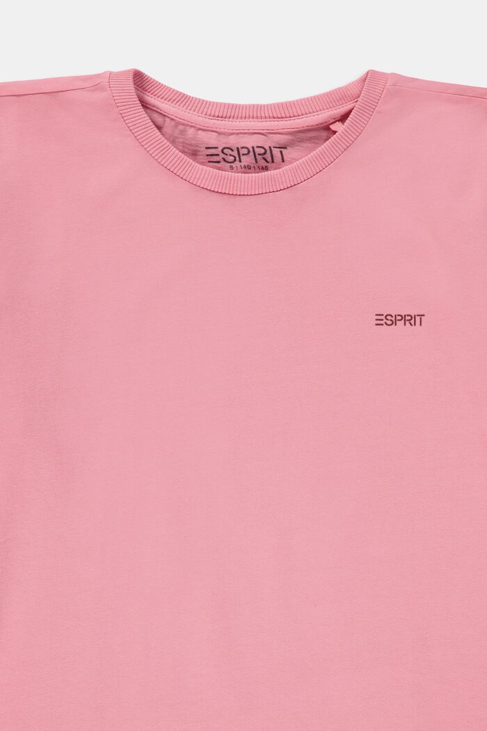 T-shirt col rond à logo, PASTEL PINK, detail image number 2