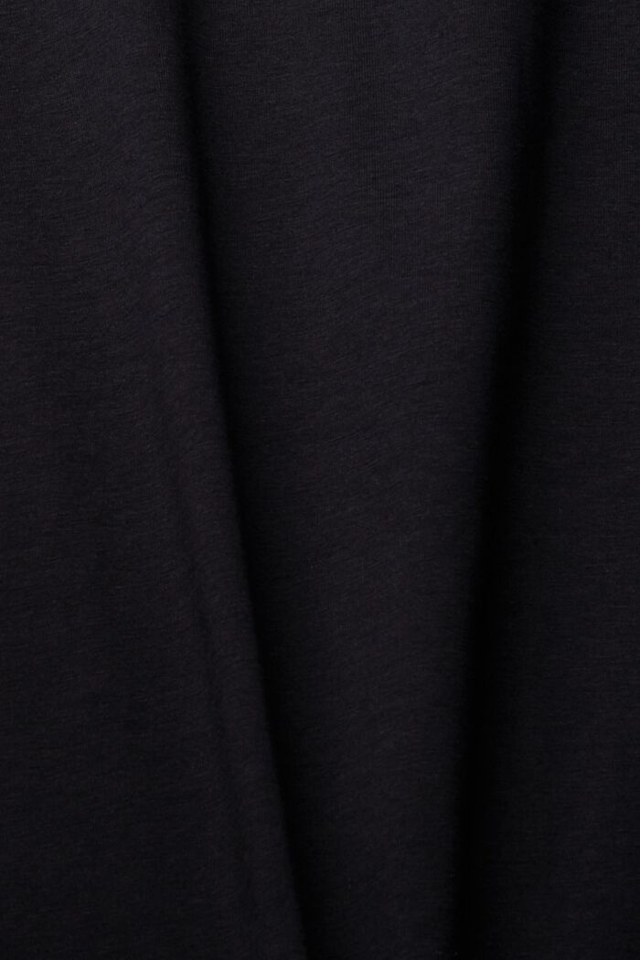 T-shirt à manches longues à col roulé, BLACK, detail image number 4