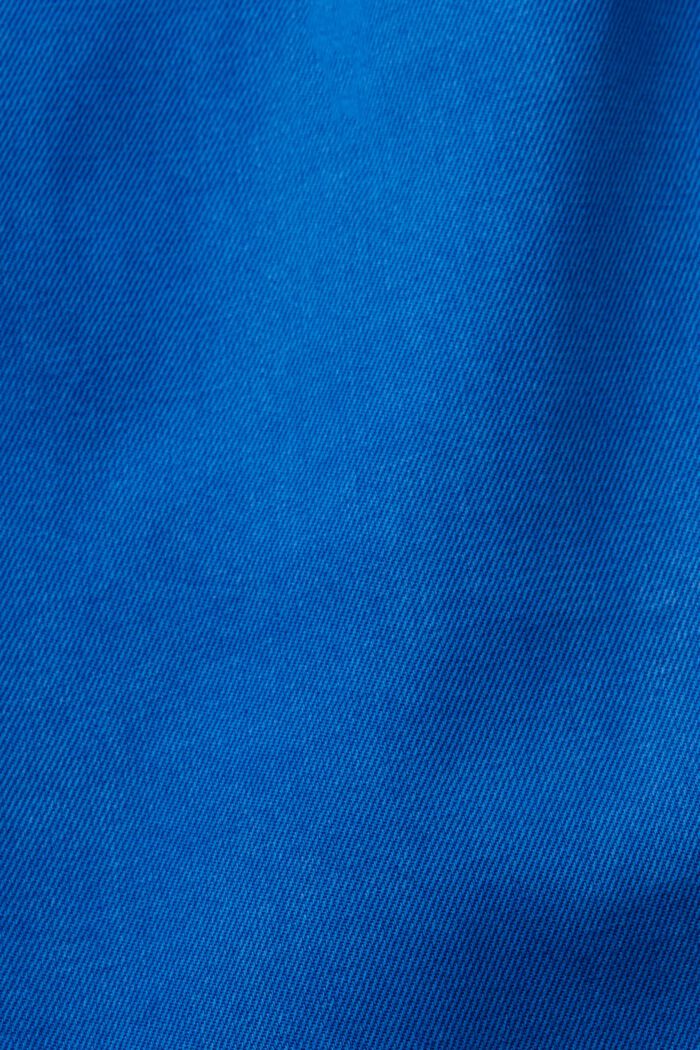 Verkürzte Chinohose im Pull-on-Design, BRIGHT BLUE, detail image number 6