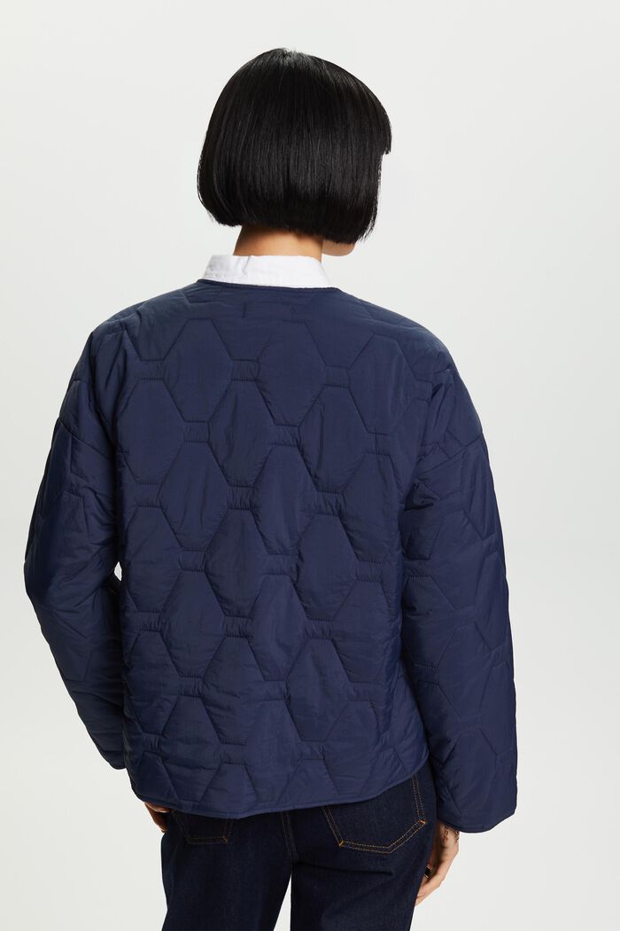 Recyclée : la veste matelassée légère, NAVY, detail image number 3