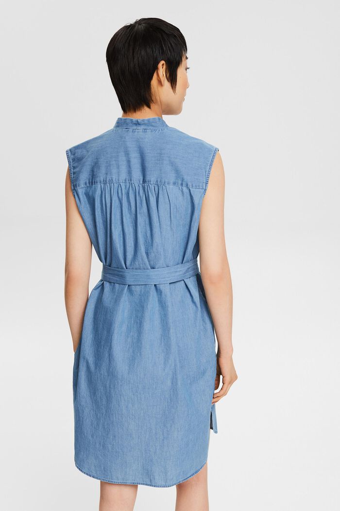 Kleid in Denim-Optik, BLUE MEDIUM WASHED, detail image number 2