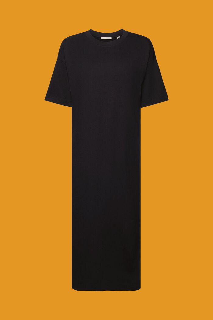 T-Shirt-Kleid in Midilänge, BLACK, detail image number 6