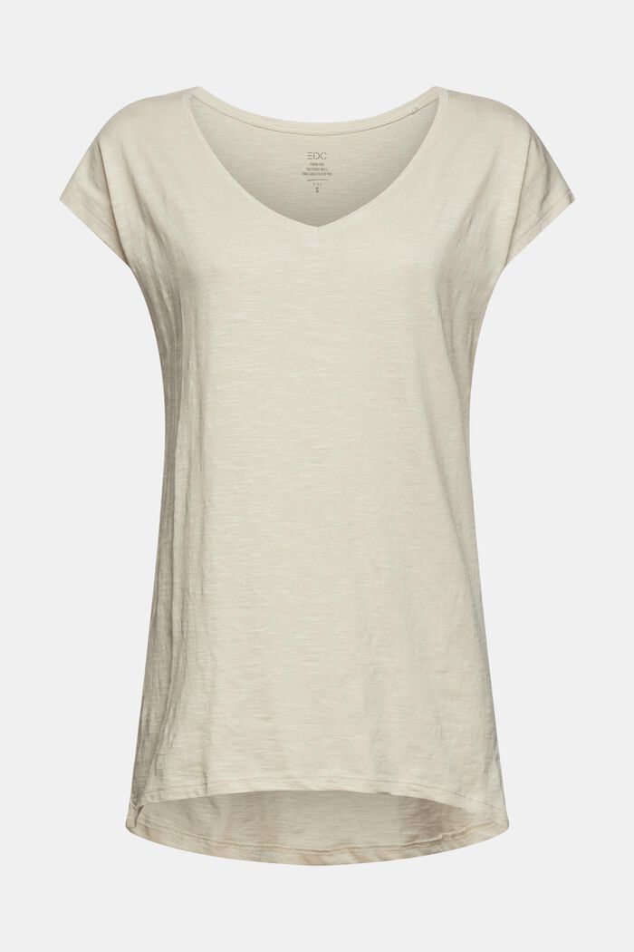 T-Shirt aus 100% Baumwolle, SAND, detail image number 5