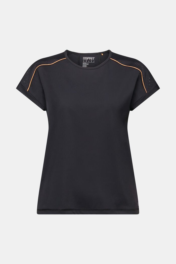Kurzärmliges Active T-Shirt, BLACK, detail image number 6