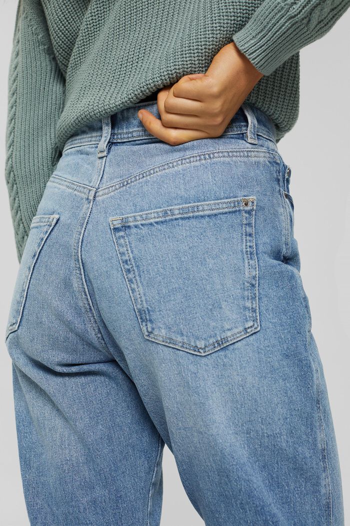 Jeans mit geradem Bein, BLUE LIGHT WASHED, detail image number 5