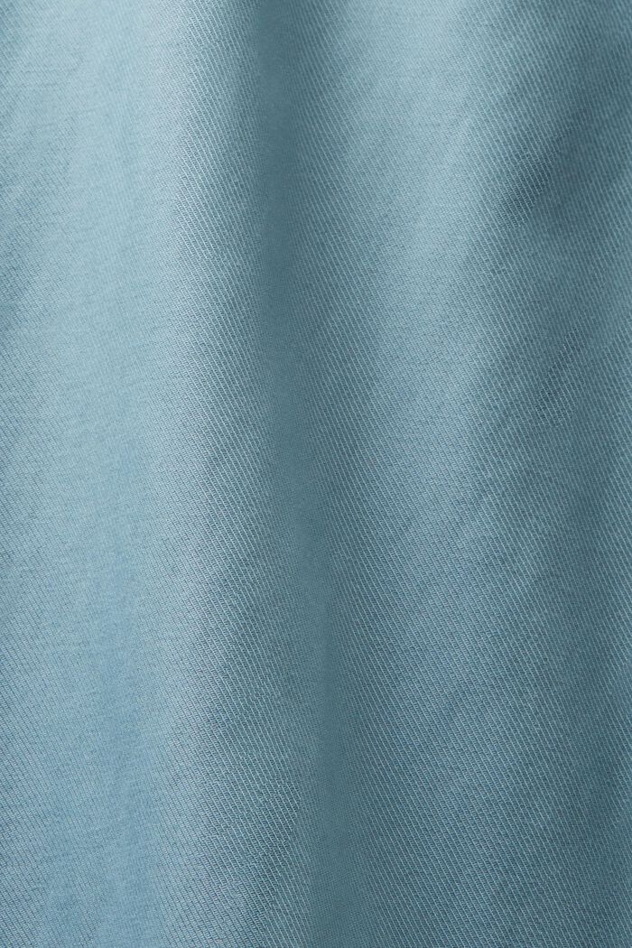 Chemise à col boutonné en twill, TEAL BLUE, detail image number 6