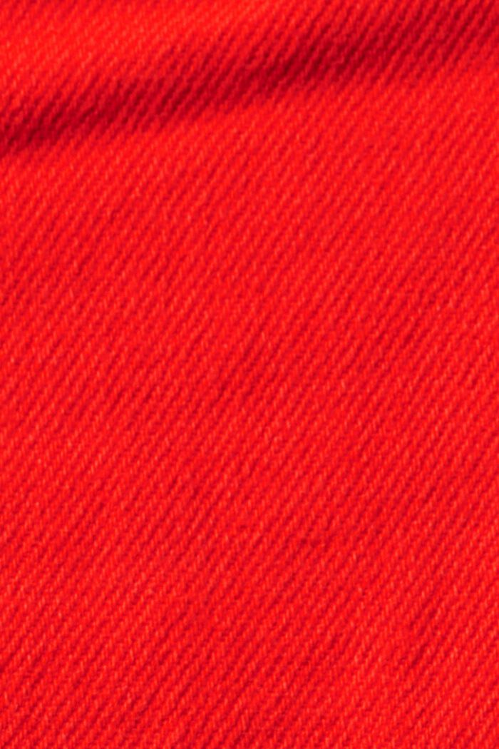 Mid-Rise-Stretchjeans in Slim Fit, RED, detail image number 6