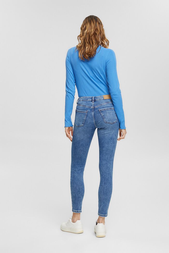 Jeans aus Baumwoll-Stretch, BLUE MEDIUM WASHED, detail image number 3