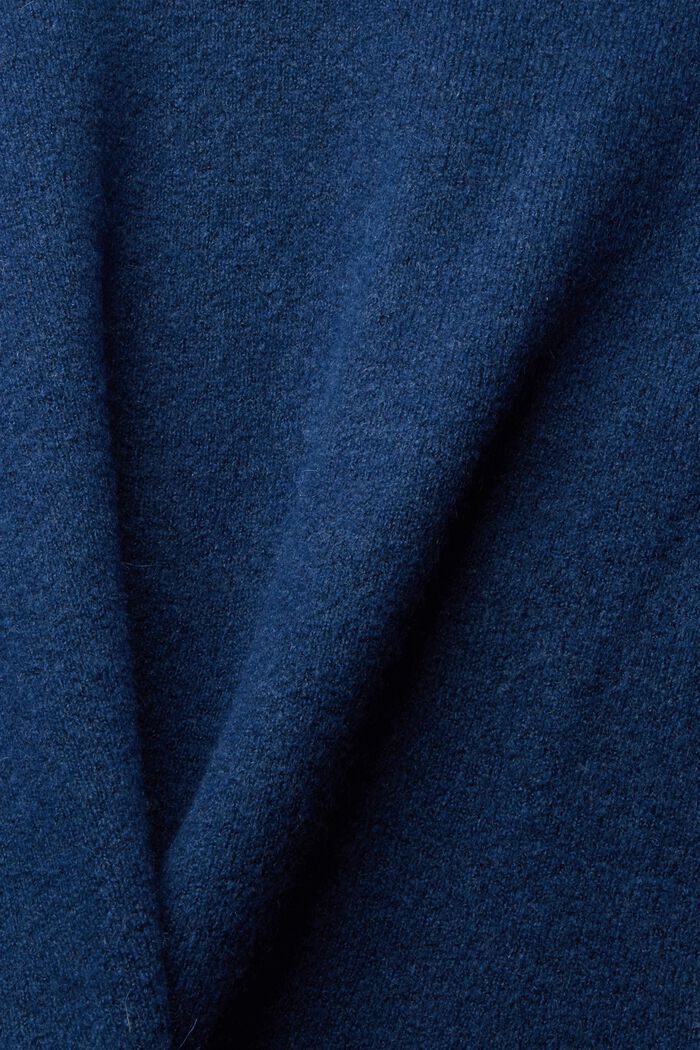 À teneur en laine : le pull-over à rayures, NEW PETROL BLUE, detail image number 1