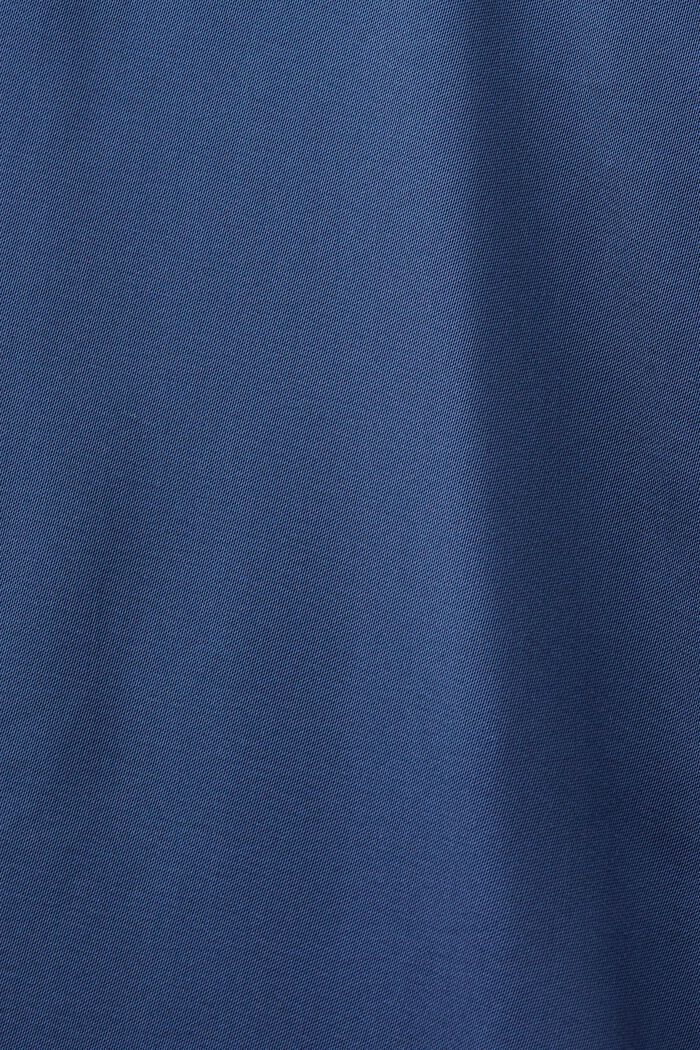 Hemdblusenkleid aus Satin, GREY BLUE, detail image number 4