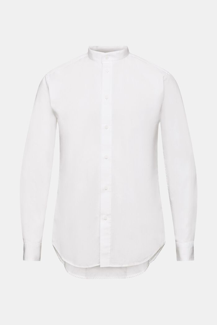 Chemise à col droit, WHITE, detail image number 6