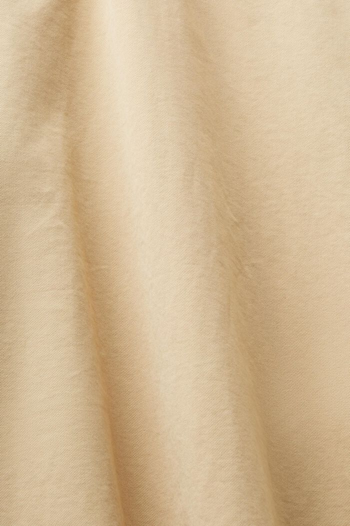 Canvas-Kleid aus 100% Pima-Baumwolle, SAND, detail image number 5