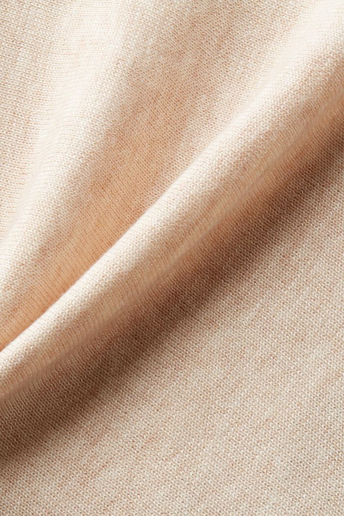 Poncho mit Zipfelsaum, LIGHT TAUPE, detail image number 4