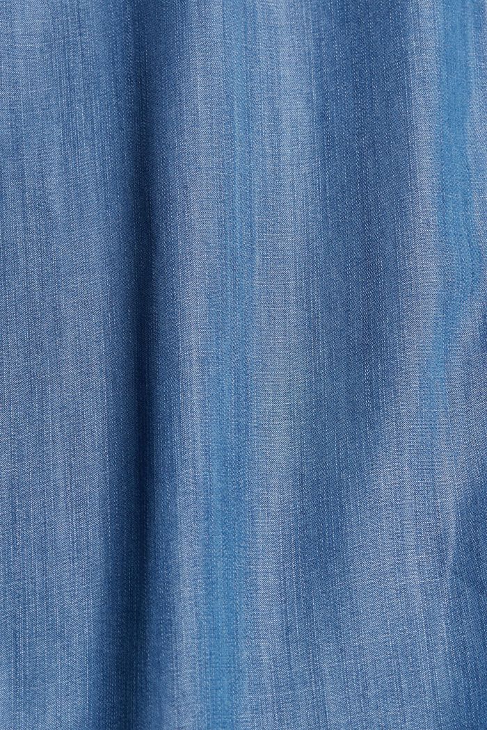 En TENCEL™ : la jupe longueur midi au look denim, BLUE MEDIUM WASHED, detail image number 4