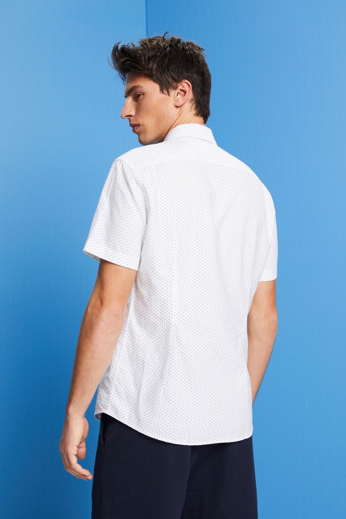 Button-Down-Hemd mit Print, WHITE, detail image number 3