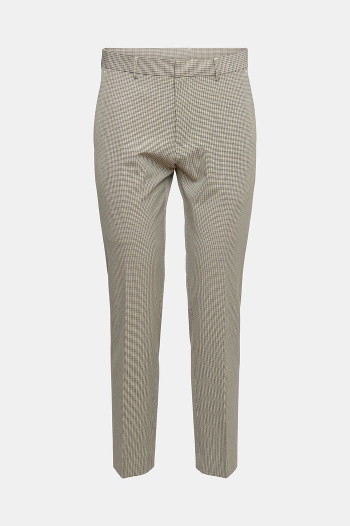 Pantalon Mix & Match PIED-DE-POULE, OLIVE, detail image number 7