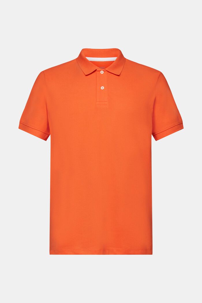 Polo coupe Slim Fit, ORANGE RED, detail image number 7