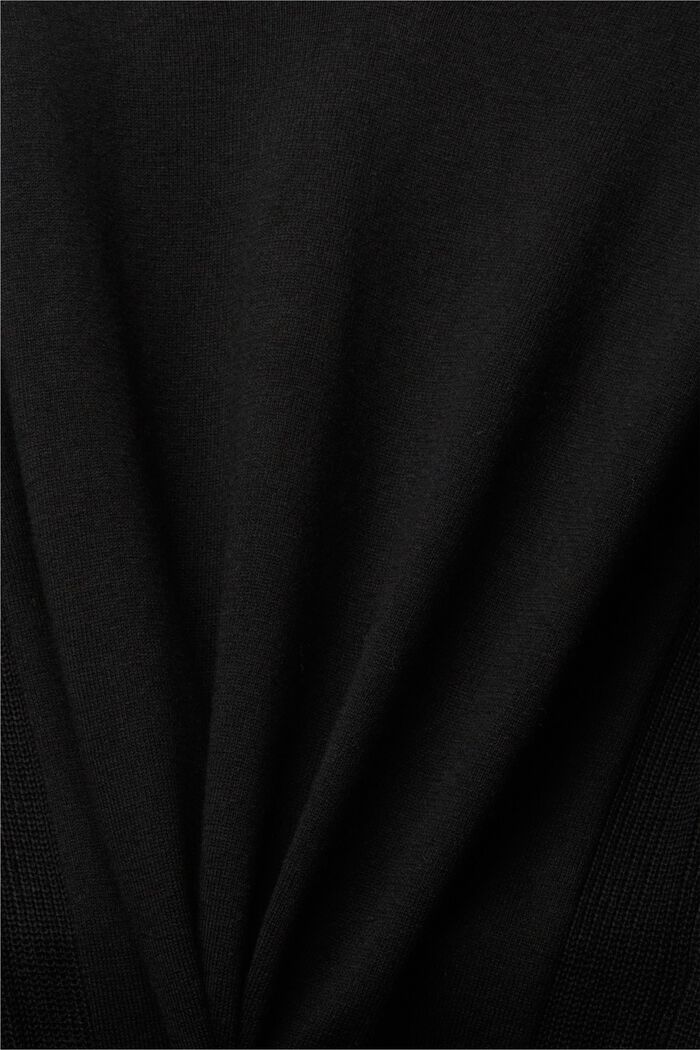 Pullover mit V-Ausschnitt, BLACK, detail image number 1