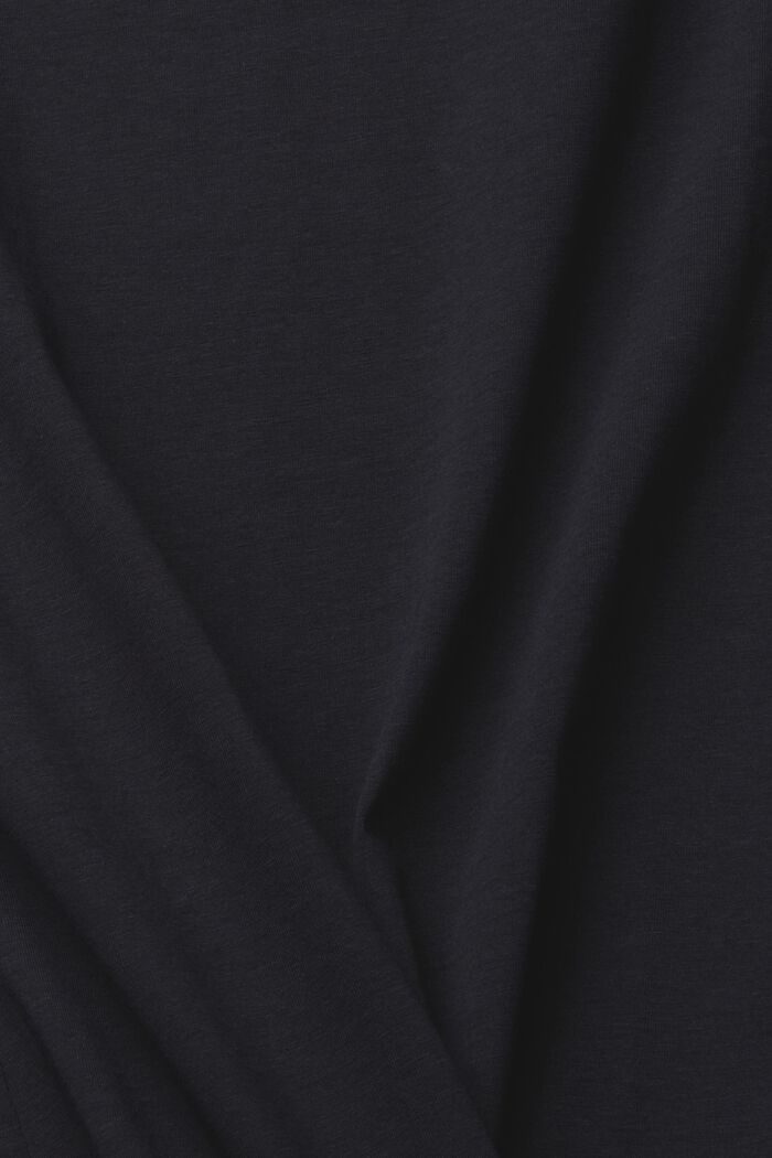 Shirt mit 3/4-Ärmeln, BLACK, detail image number 1