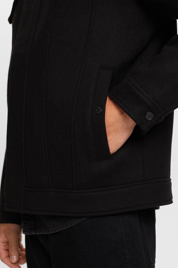 Jackets outdoor woven, BLACK, detail image number 1