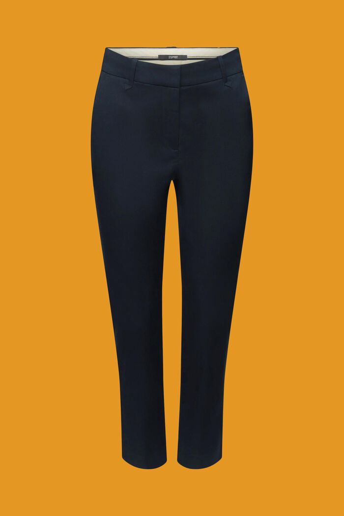 Pantalon de coupe Slim Fit à taille haute, NAVY, detail image number 6