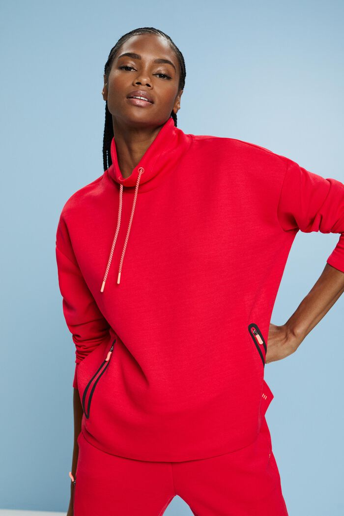 Active-Sweatshirt, RED, detail image number 0