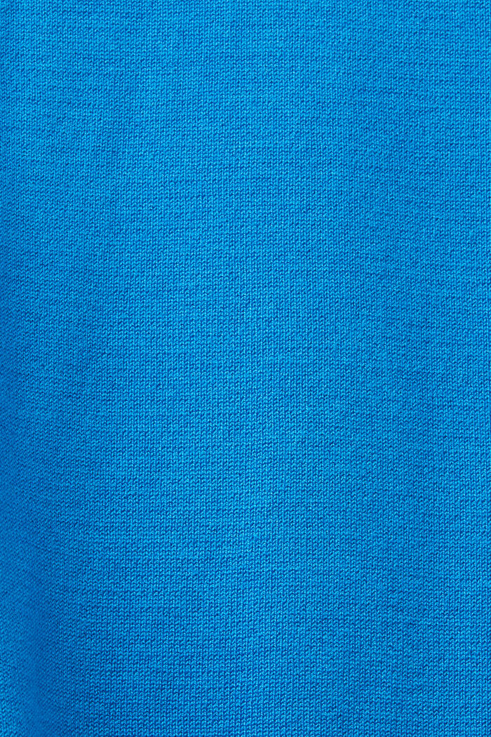 Pull-over à col droit, LENZING™ ECOVERO™, BLUE, detail image number 5