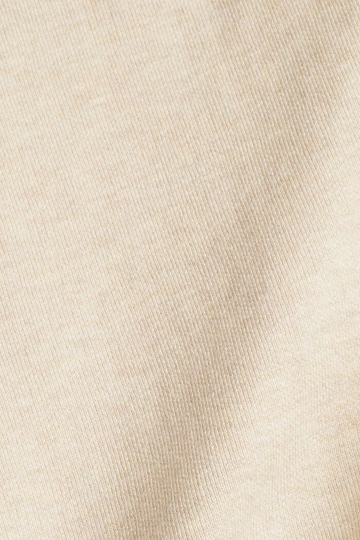 Doubleface-Pullover mit Organic Cotton, SAND, detail image number 4
