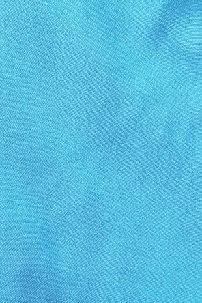 Hemdbluse aus Crêpe, BLUE, detail image number 6