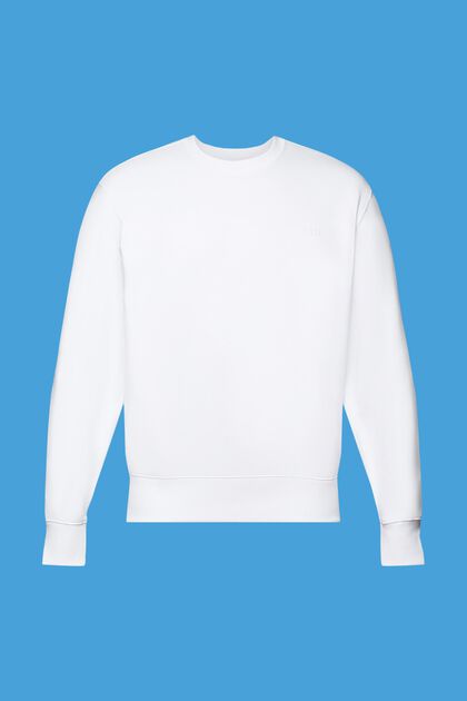 Sweatshirt mit Print auf der Rückseite, WHITE, overview
