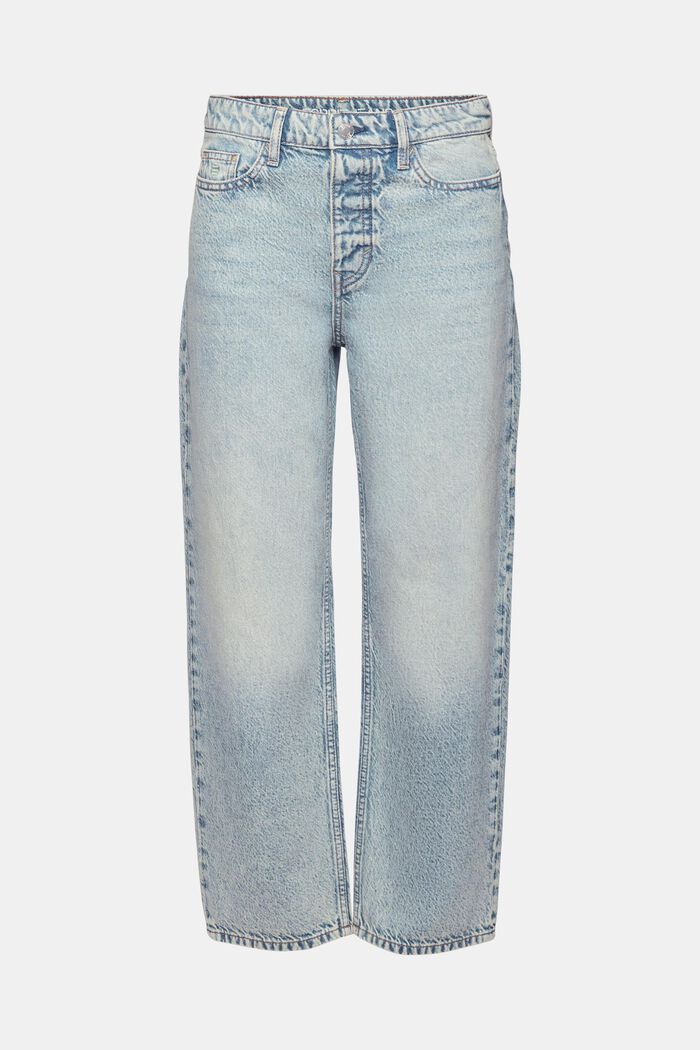 Lockere Retro-Jeans mit niedrigem Bund, BLUE LIGHT WASHED, detail image number 7