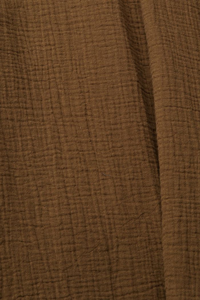 Veste de tailleur non doublée à effet froissé, KHAKI GREEN, detail image number 4
