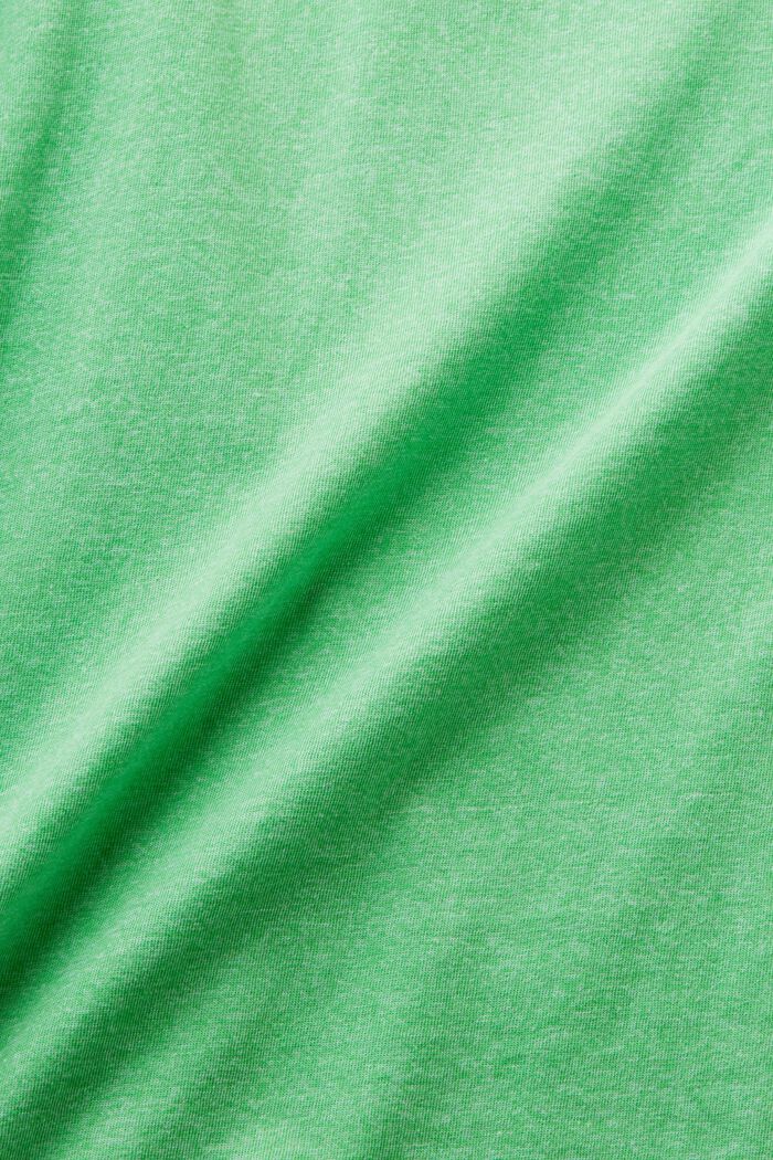 T-shirt chiné, CITRUS GREEN, detail image number 4