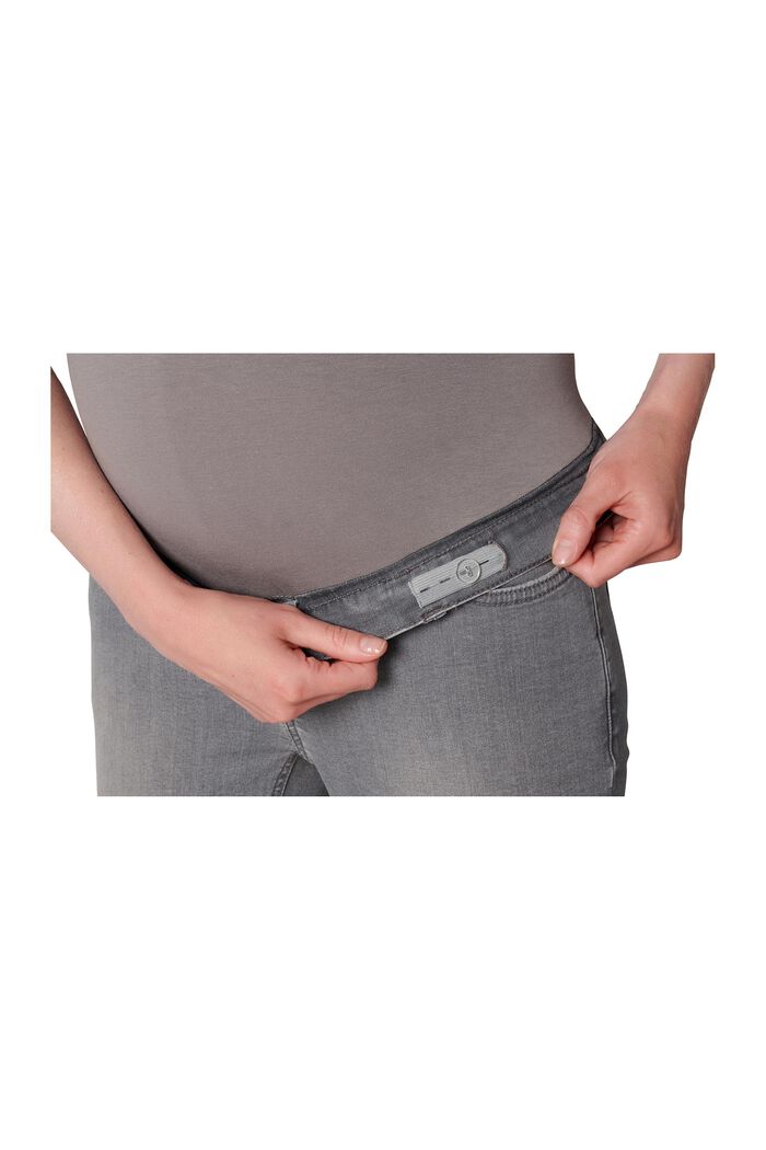 MATERNITY Skinny Jeans mit Überbauchbund, GREY DENIM, detail image number 3