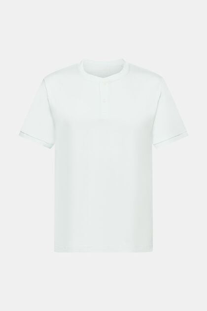 Henley-T-Shirt aus Jersey