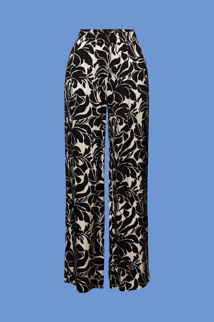 Satinhose mit weitem Bein, LENZING™ ECOVERO™, WHITE, detail image number 6