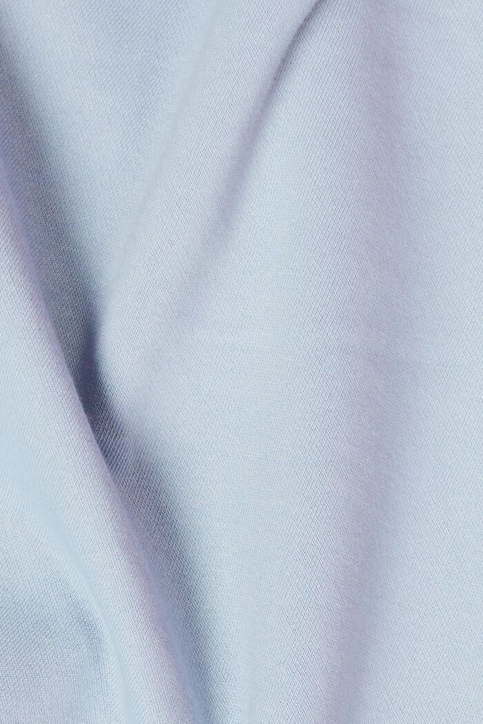 Sweat à capuche zippé oversize, LIGHT BLUE LAVENDER, detail image number 4