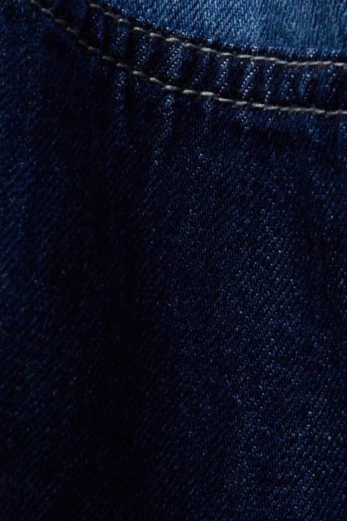 Chemise en jean à motif patchwork, coton mélangé, BLUE LIGHT WASHED, detail image number 5