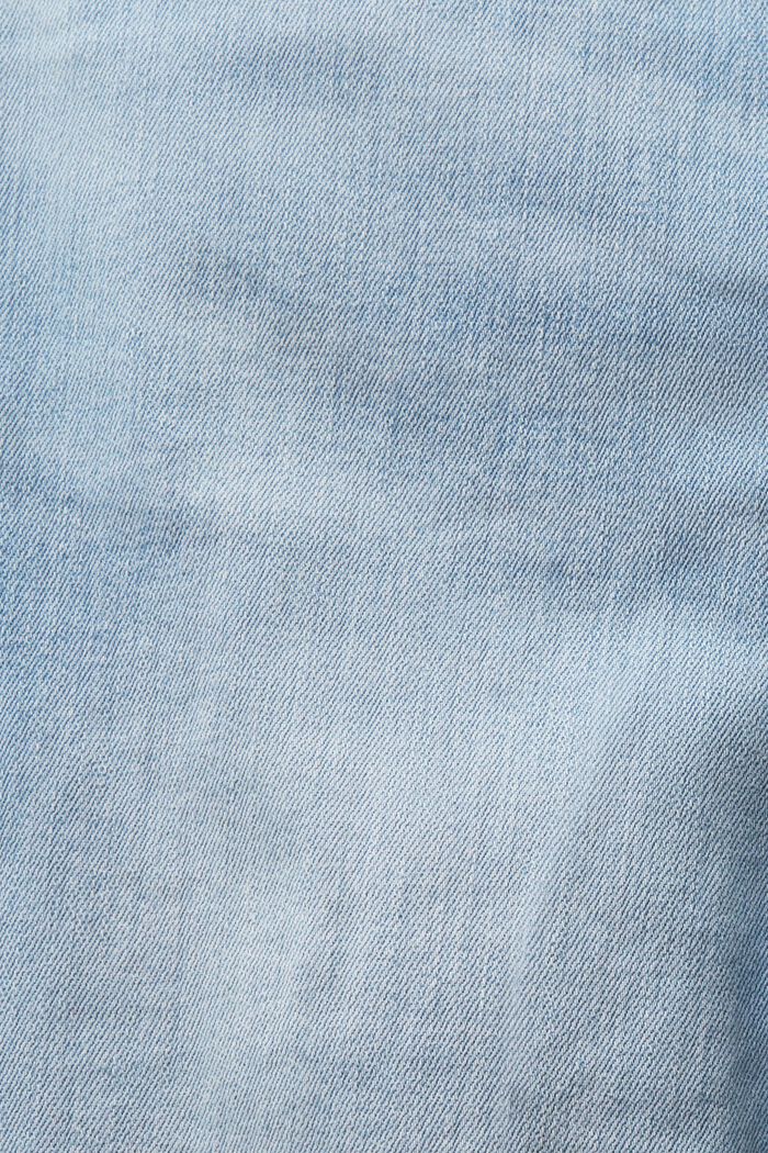 Jean Skinny à taille haute, BLUE BLEACHED, detail image number 5
