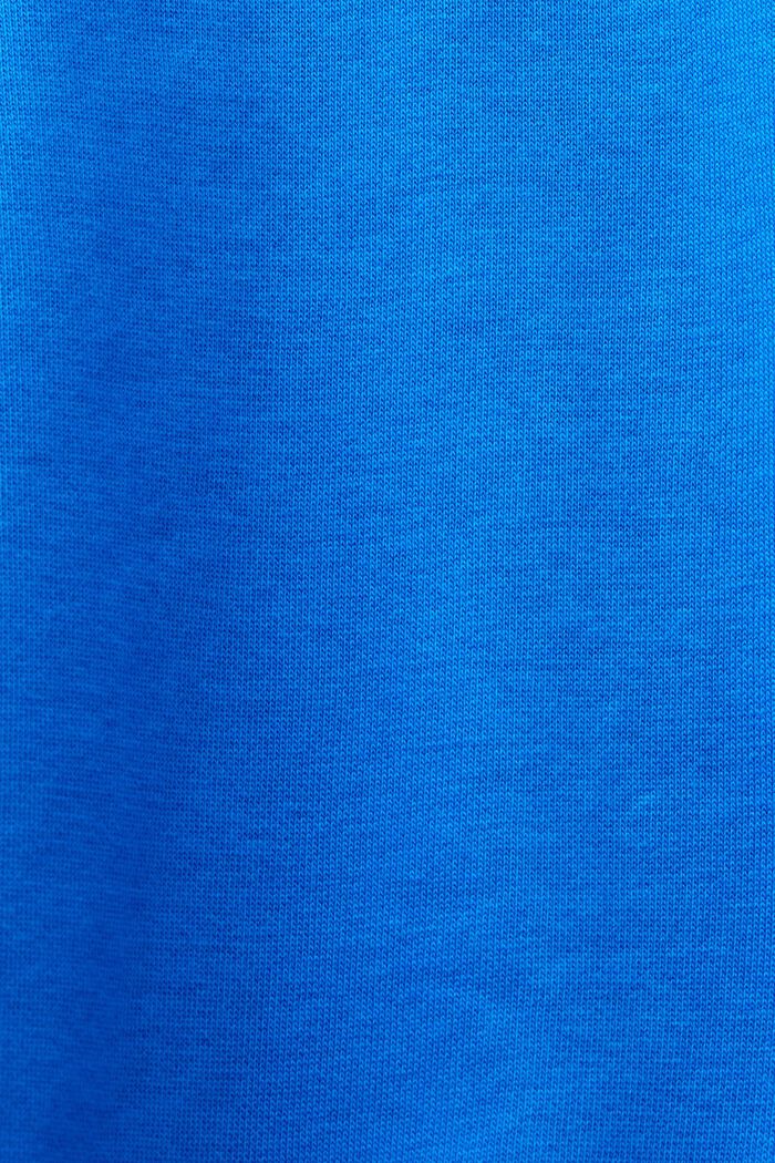 Sweat à capuche à logo surpiqué, BRIGHT BLUE, detail image number 5