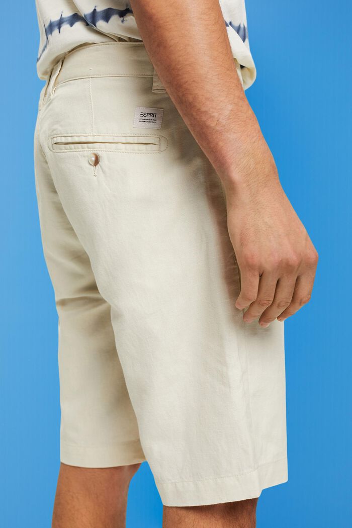 Shorts woven Regular Fit, CREAM BEIGE, detail image number 2