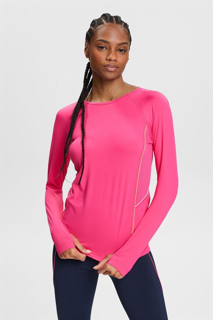 Active Longsleeve, PINK FUCHSIA, detail image number 4