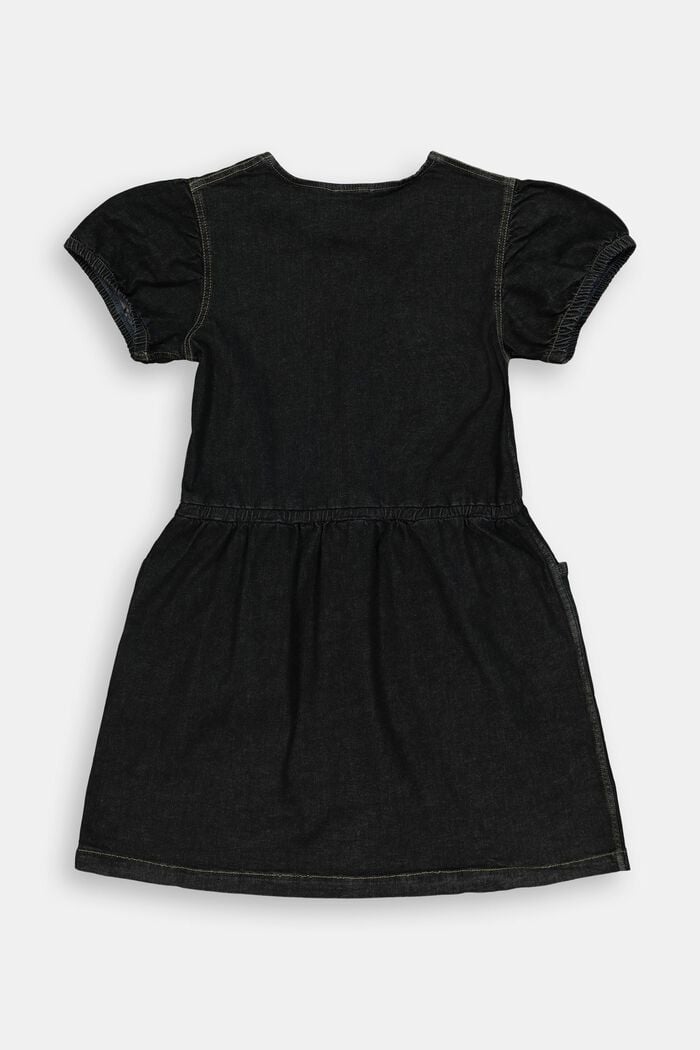 Jeanskleid aus Baumwolle, BLACK DARK WASHED, detail image number 1